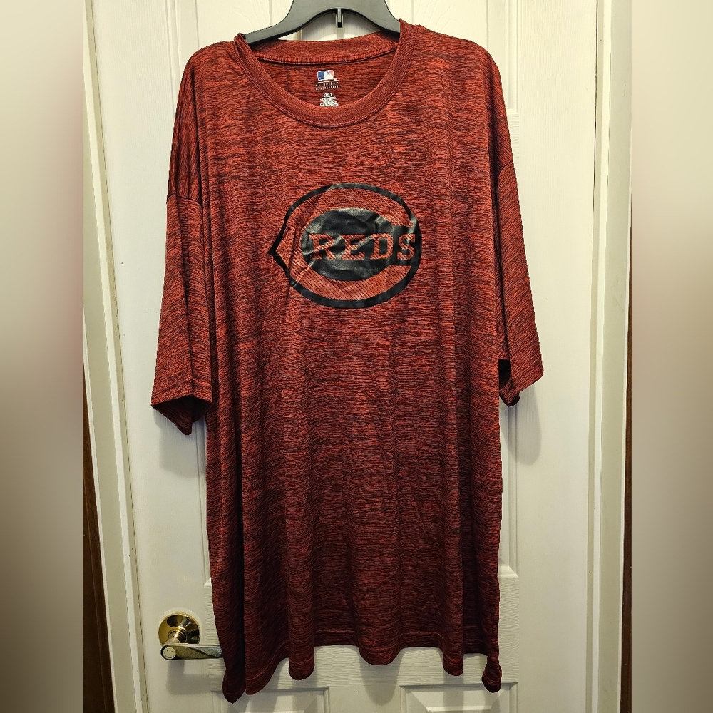 MLB Men's Cincinnati Reds Polyester T-shirt- 5XL